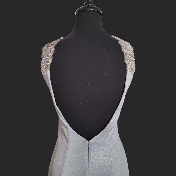 Vienna Prom Halter Bodycon Short Dress - Picture 7 of 8